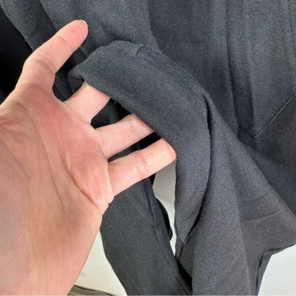 Smash + Tess Black Hooded Jilly Jogger Jumpsuit Size S Bamboo Lounge Casual Chic - Picture 8 of 16